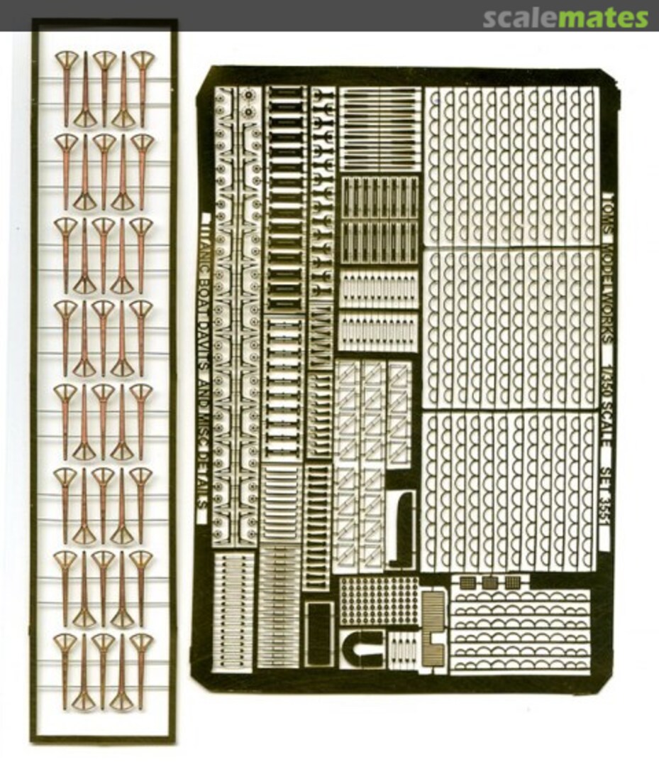 Boxart RMS Titanic PE Davits 3551 Tom's Modelworks Boxart RMS Titanic PE Davits 3551 Tom's Modelworks