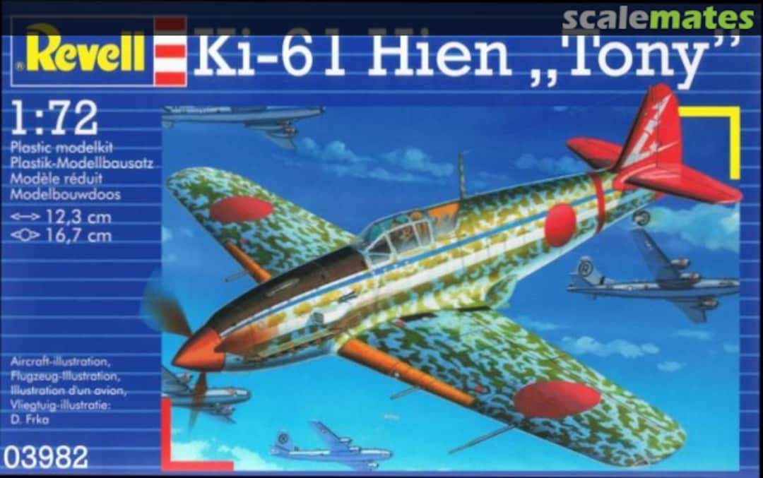Boxart Ki-61 Hien „Tony” 03982 Revell Boxart Ki-61 Hien „Tony” 03982 Revell