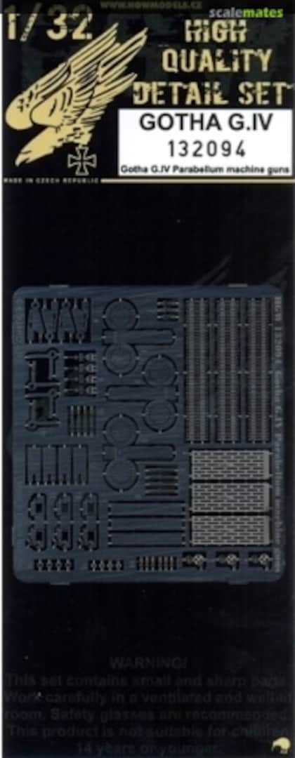 Boxart GOTHA G.IV - Parabellum MG 132094 HGW Models