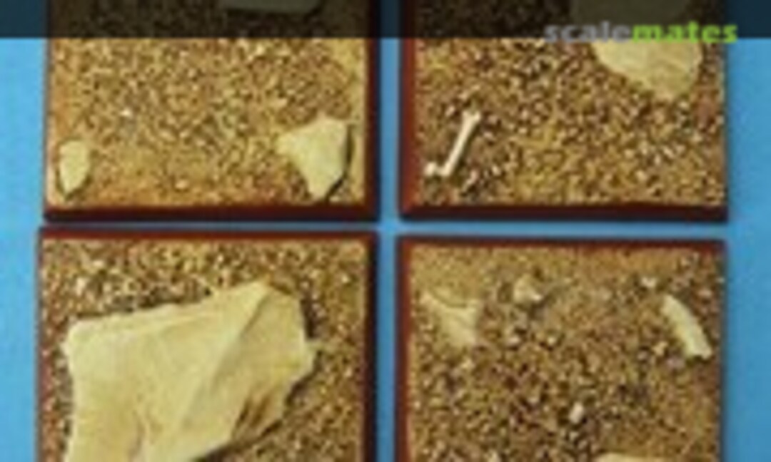 No 40 mm Square Base Desert Wasteland (Dragon Forge SRBDW-003) SRBDW-003