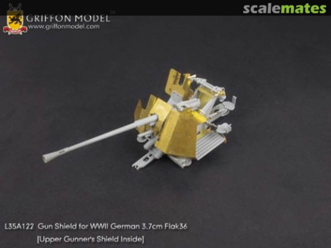 Boxart Gun Shield for WWII German 3.7cm Flak36 L35A122 Griffon Model Boxart Gun Shield for WWII German 3.7cm Flak36 L35A122 Griffon Model