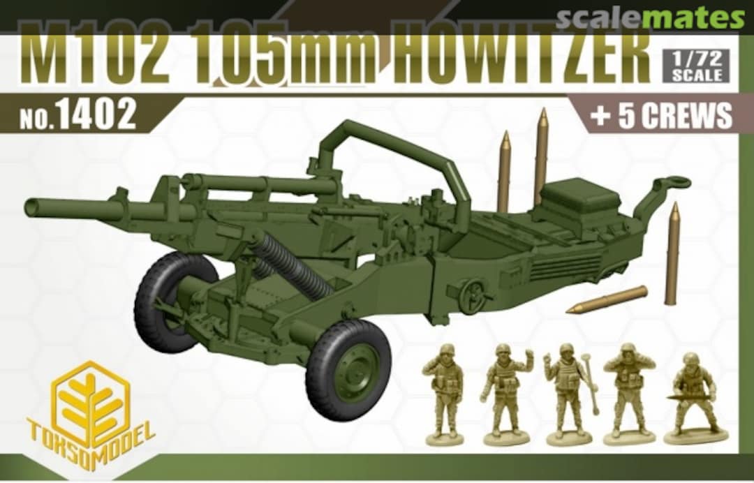 Boxart M102 105mm Howitzer 1402 Toxso Model Boxart M102 105mm Howitzer 1402 Toxso Model