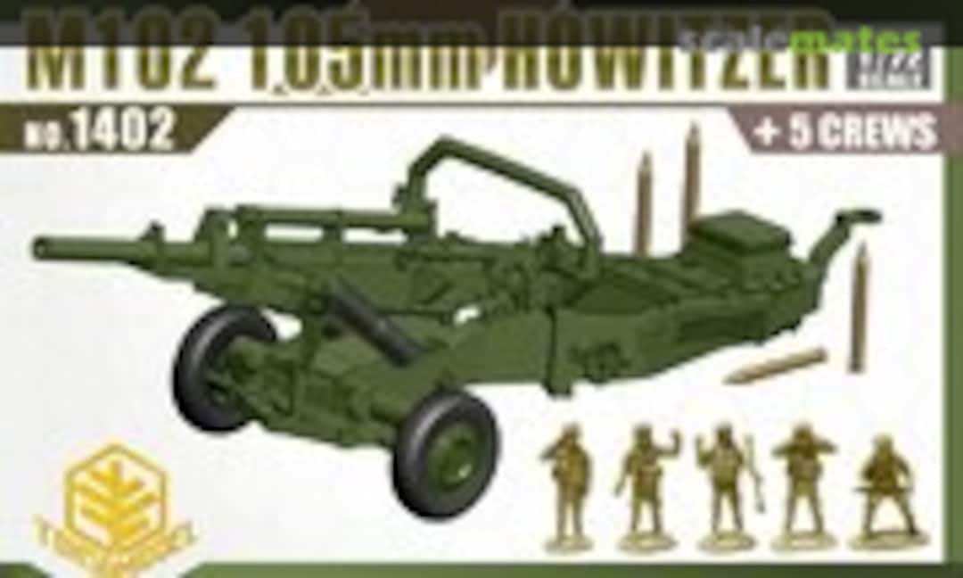 1:72 M102 105mm Howitzer (Toxso Model 1402)