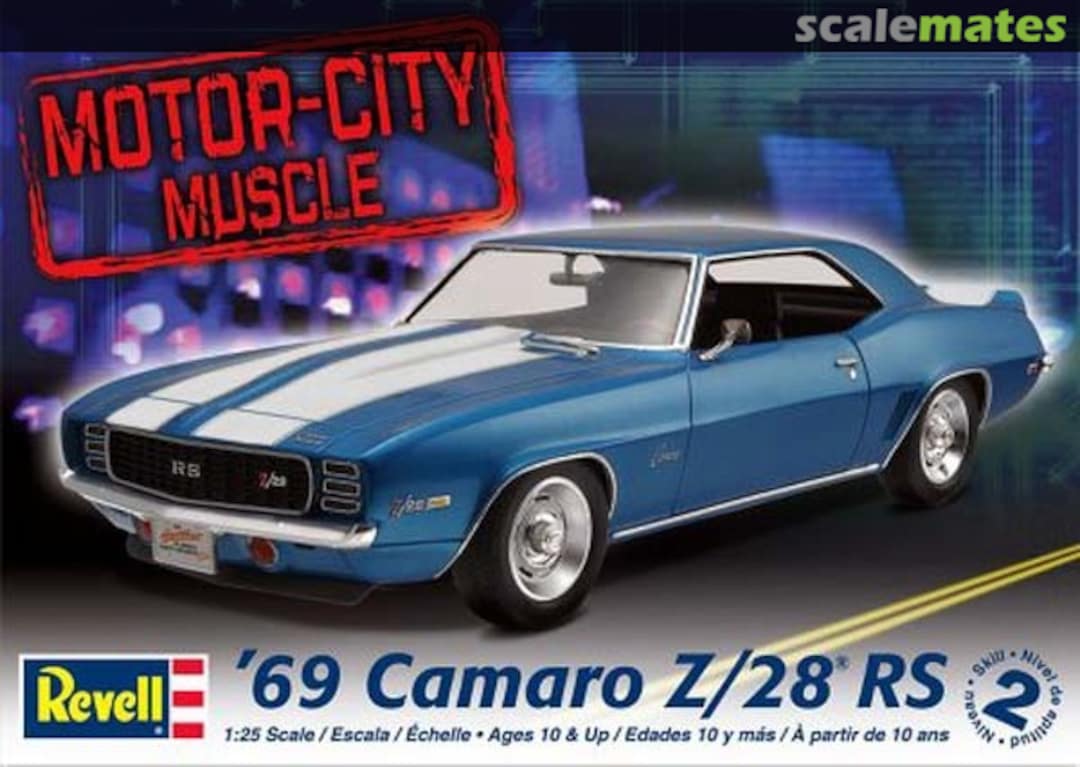 Boxart '69 Camaro Z/28 RS 85-7457 Revell Boxart '69 Camaro Z/28 RS 85-7457 Revell