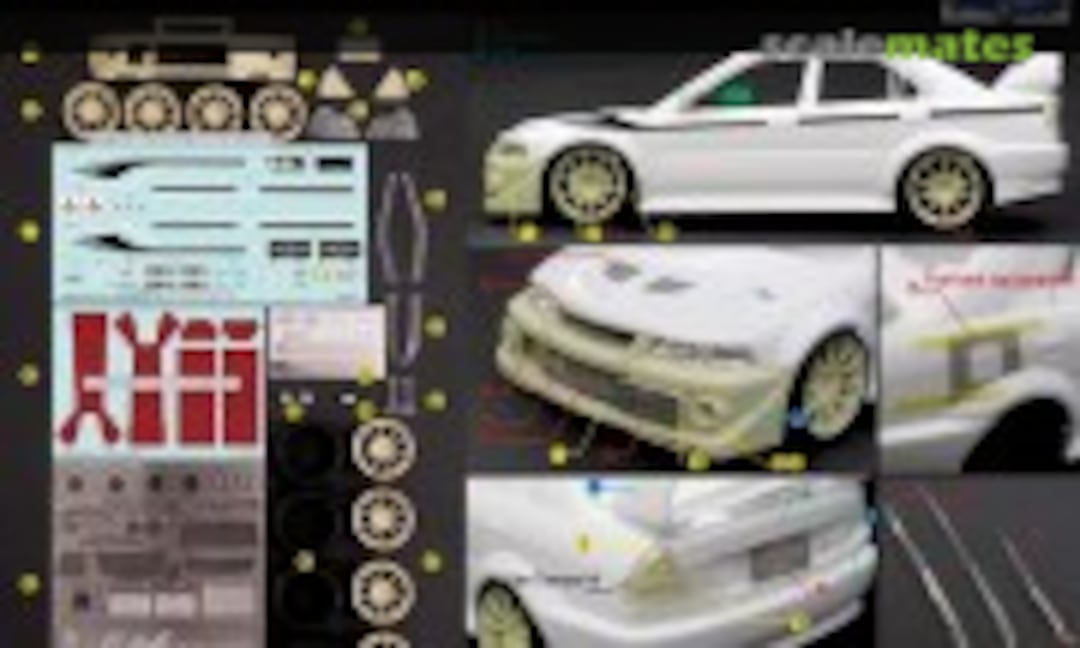1:24 Mitsubishi EVO VI Tommi Makinen part set (ZoomOn Z158) Z158