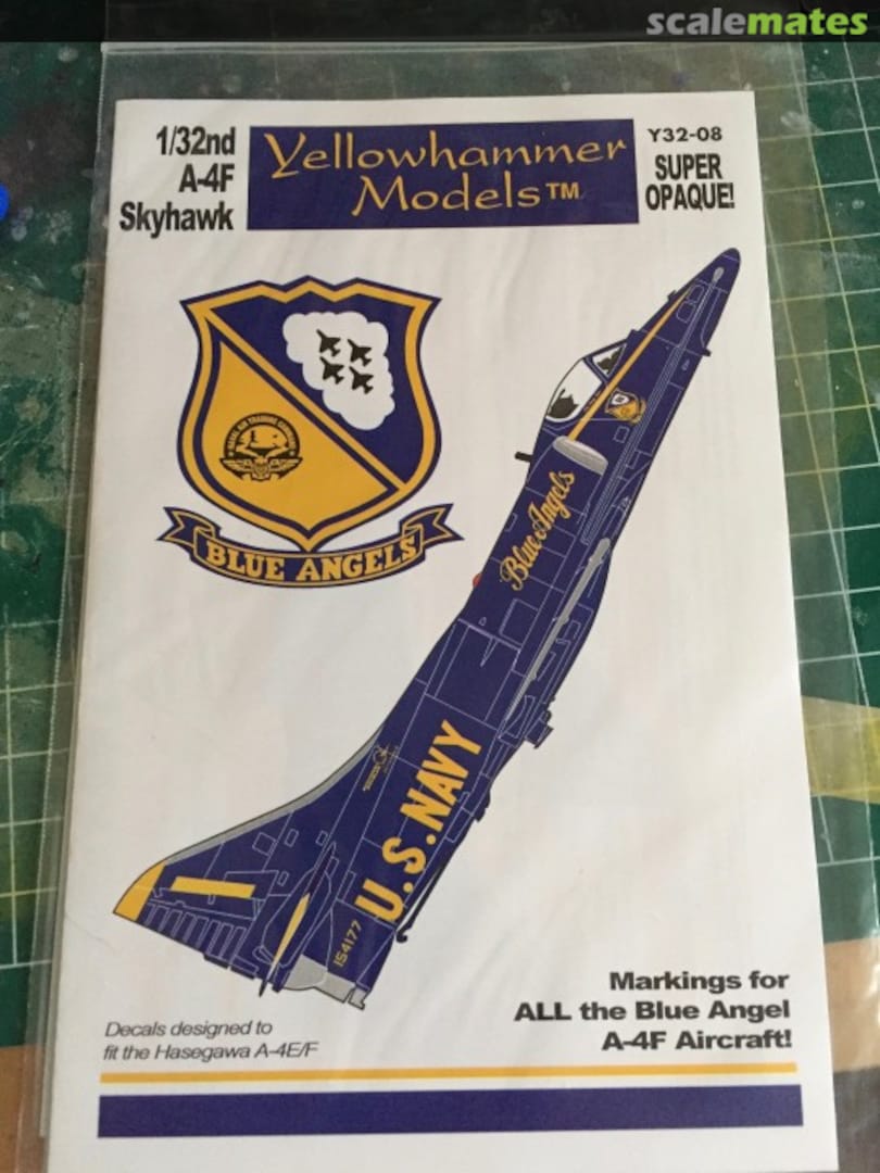 Boxart A-4F Skyhawk Y32-08 Yellowhammer Models Boxart A-4F Skyhawk Y32-08 Yellowhammer Models