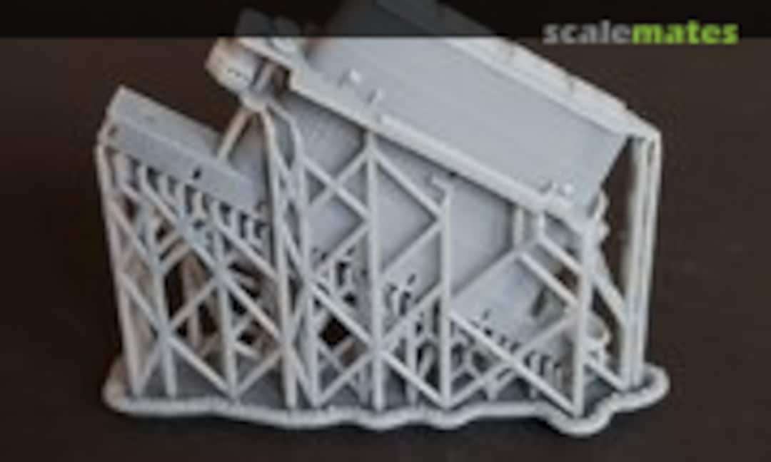 1:700 USS Saratoga CV-3 Funnel, 1941-1942 (Model Monkey 700-CV3 1941 Funnel) 700-CV3 1941 Funnel