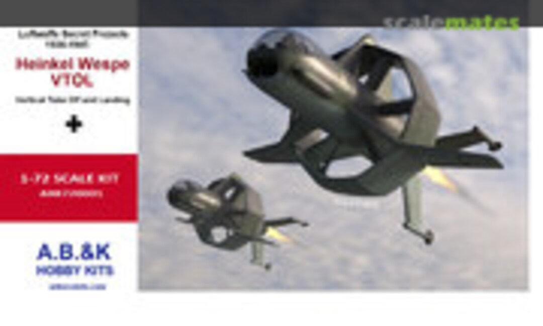 1:72 Heinkel Wespe VTOL (A.B.&K Hobby Kits ABK720001) ABK720001