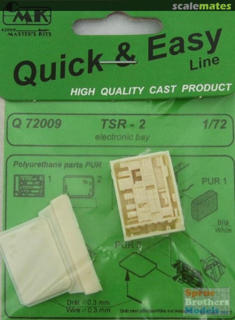 Boxart TSR-2 electronic bay Q72009 CMK Boxart TSR-2 electronic bay Q72009 CMK