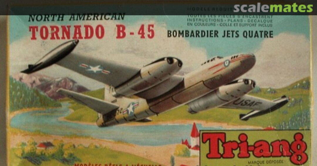 Boxart North American Tornado B-45 388P Tri-ang (FROG) Boxart North American Tornado B-45 388P Tri-ang (FROG)