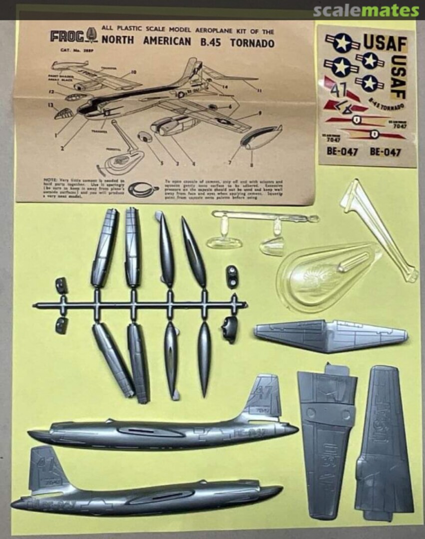Contents North American Tornado B-45 388P Tri-ang (FROG) Contents North American Tornado B-45 388P Tri-ang (FROG)