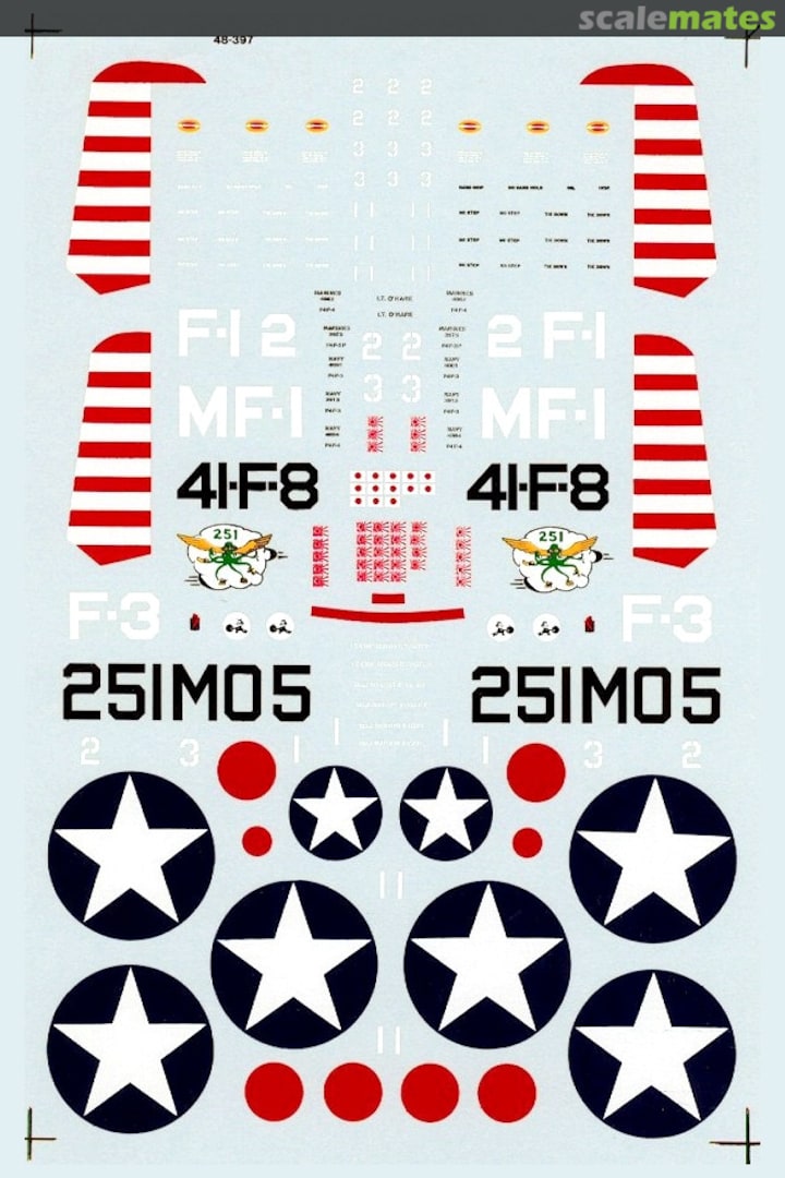 Boxart USN & USMC Wildcat Aces 48-397 SuperScale International Boxart USN & USMC Wildcat Aces 48-397 SuperScale International