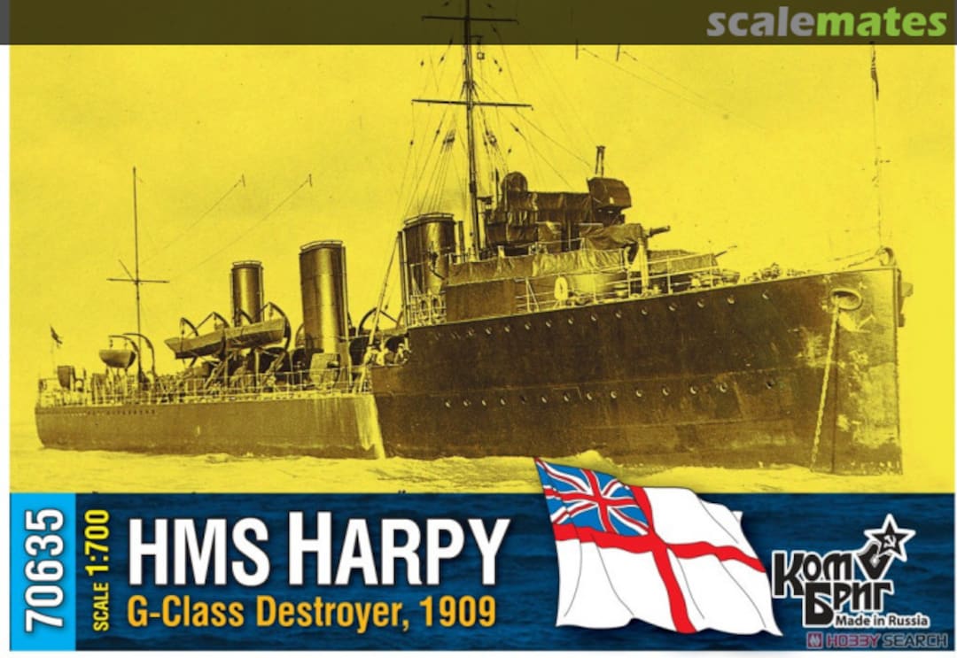 Boxart HMS Harpy - 1909 70635PE Combrig Boxart HMS Harpy - 1909 70635PE Combrig