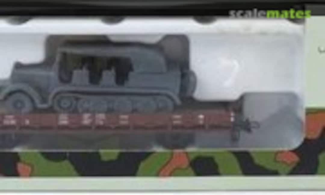 1:87 Rungenwagen R10 mit Halbkettenfahrzeug Sd.Kfz. 7 (Roco Minitanks 836)