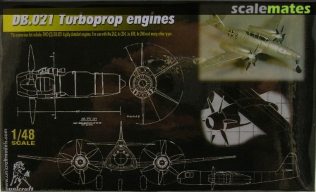 Boxart DB.021 Turboprop engines Unicraft Models Boxart DB.021 Turboprop engines Unicraft Models