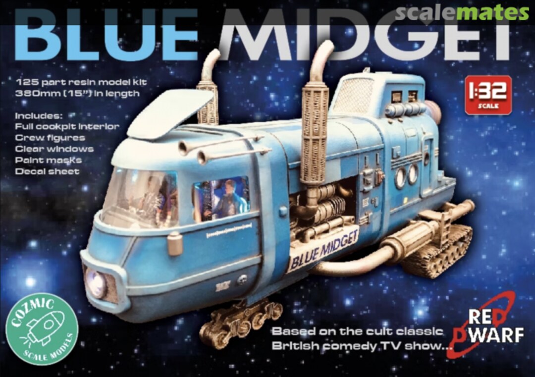 Boxart Blue Midget CSM-334 Cozmic Scale Models Boxart Blue Midget CSM-334 Cozmic Scale Models