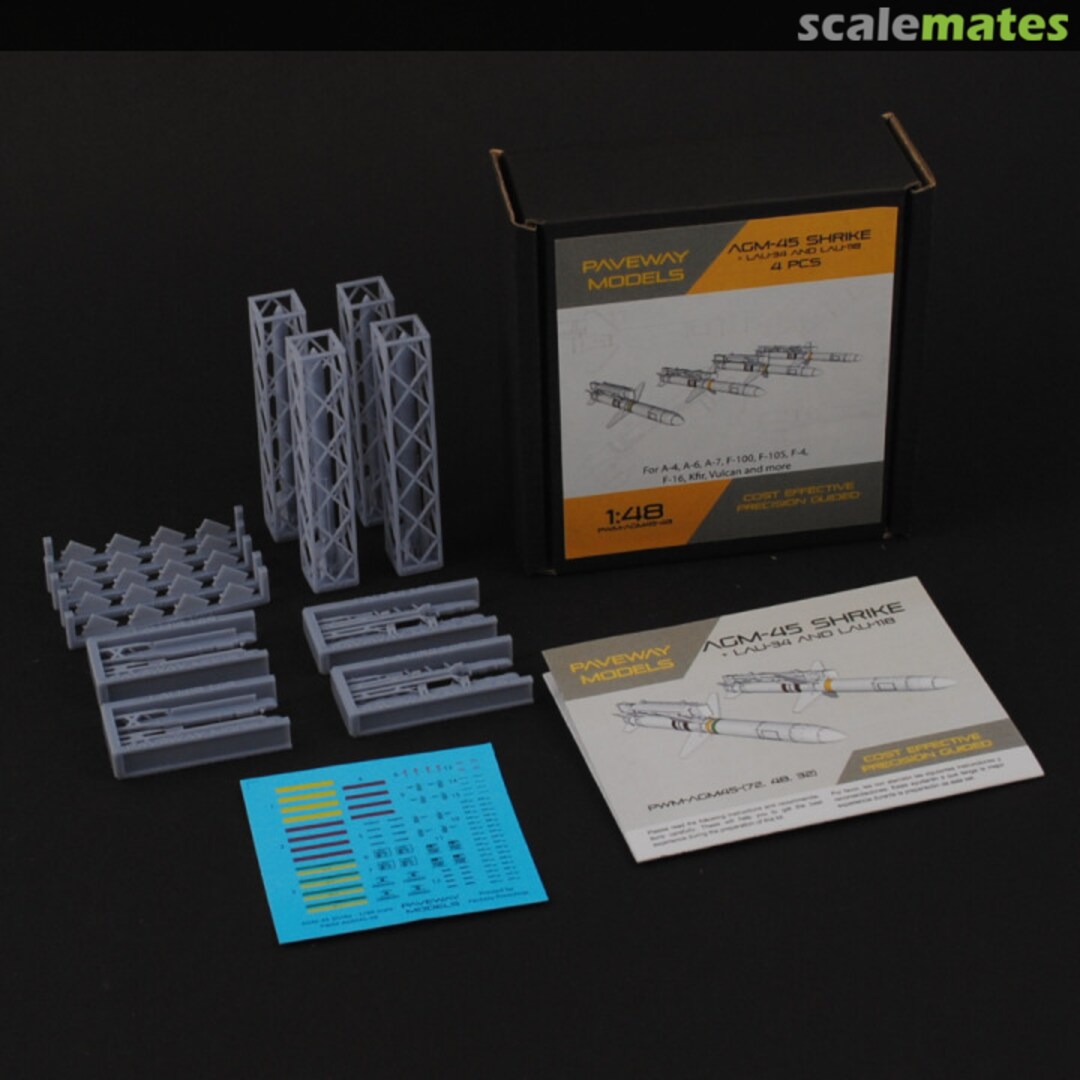 Contents AGM-45 SHRIKE + LAU-34 & LAU-118 PWM-AGM45-72 Paveway Models Contents AGM-45 SHRIKE + LAU-34 & LAU-118 PWM-AGM45-72 Paveway Models