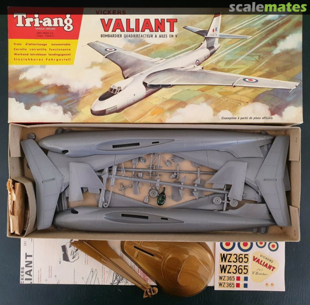 Contents Vickers Valiant 353P Tri-ang (FROG) Contents Vickers Valiant 353P Tri-ang (FROG)
