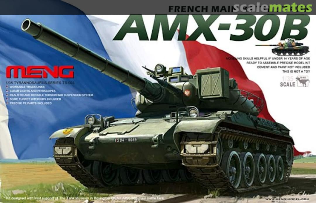 Boxart AMX-30B TS-003 Meng Model Boxart AMX-30B TS-003 Meng Model