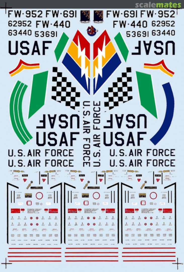 Boxart USAF F-100D Super Sabre #3 72-176 Microscale Boxart USAF F-100D Super Sabre #3 72-176 Microscale