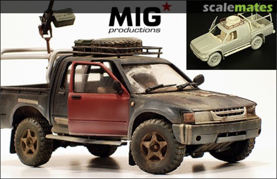 Boxart Damaged Modern Pickup Hilux MP 35-292 MIG Productions Boxart Damaged Modern Pickup Hilux MP 35-292 MIG Productions
