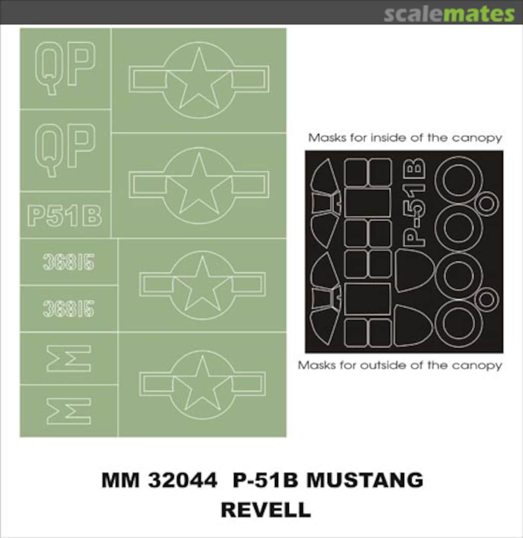 Boxart P-51B Mustang MM32044 Montex Boxart P-51B Mustang MM32044 Montex
