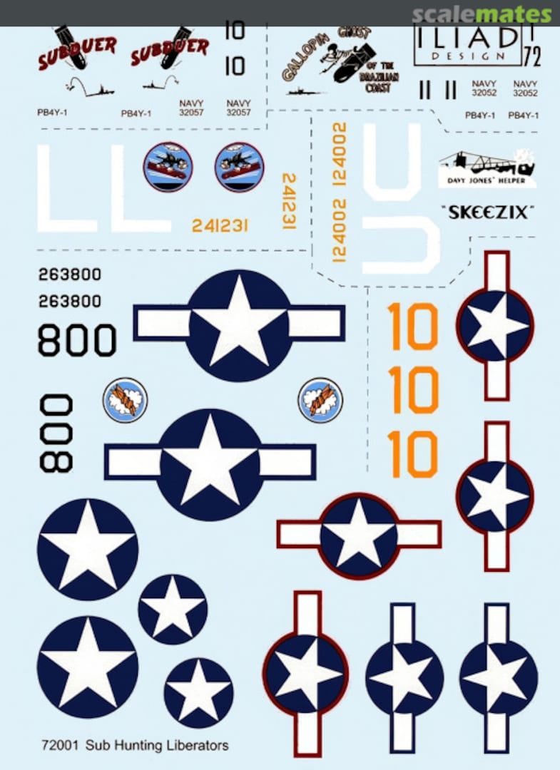 Boxart Sub Hunting Liberators 72001 Iliad Design Boxart Sub Hunting Liberators 72001 Iliad Design