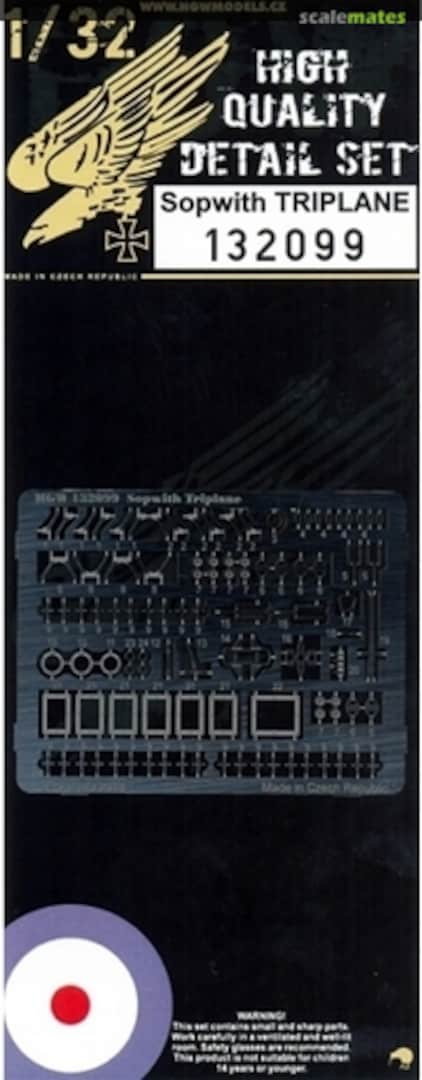 Boxart Sopwith Triplane - PE Detail set 132099 HGW Models Boxart Sopwith Triplane - PE Detail set 132099 HGW Models