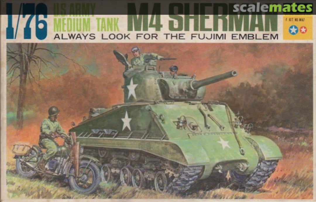 Boxart M4 Sherman WA7 Fujimi Boxart M4 Sherman WA7 Fujimi