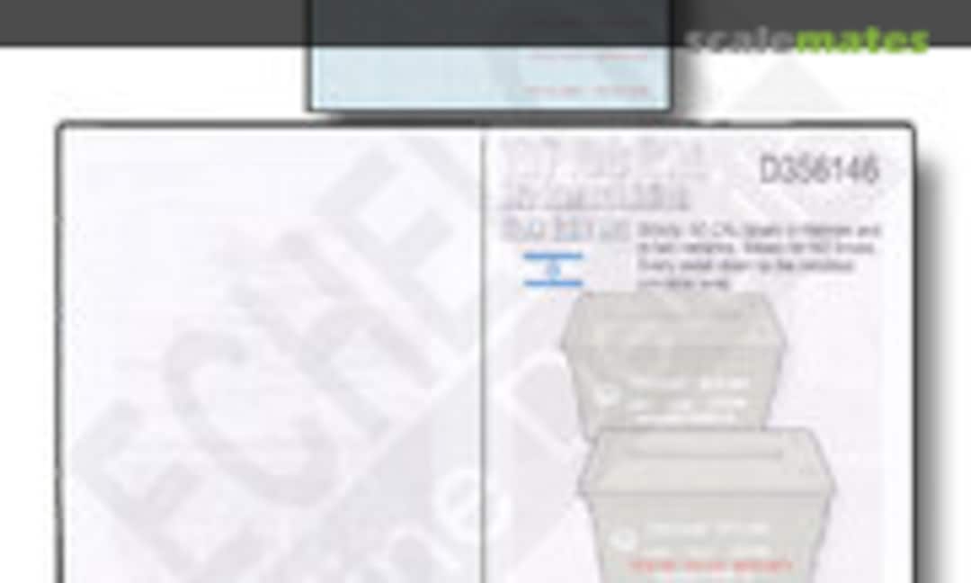 1:35 IDF .50 CAL M2 Ammunition Box Labels (Echelon Fine Details D356146) D356146