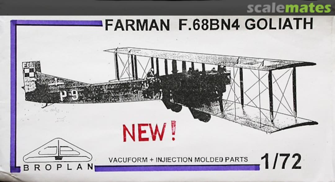 Boxart Farman F.68BN4 Goliath MS-51 Broplan