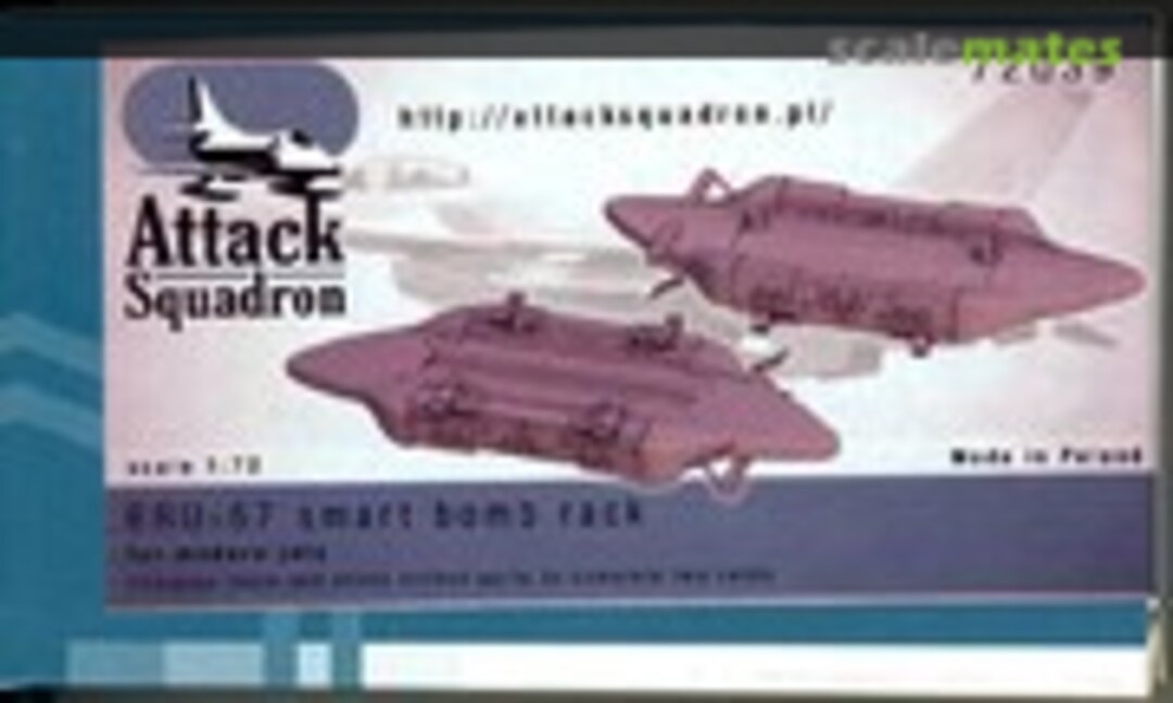 1:72 BRU-57 canted Vertical Ejector Rack (cVER) 2 pcs (Attack Squadron 72039)