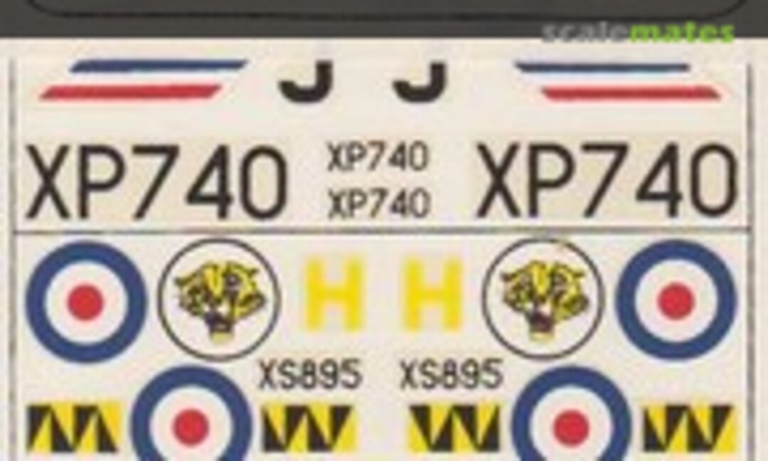 1:72 B.A.C. Lightning (KD Decal F266) F266