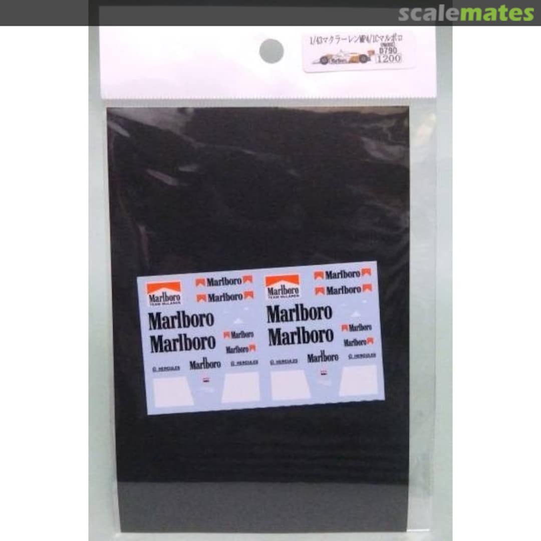 Boxart McLAren MP4/1C Sponsorship Decal DC-790 Museum collection Boxart McLAren MP4/1C Sponsorship Decal DC-790 Museum collection