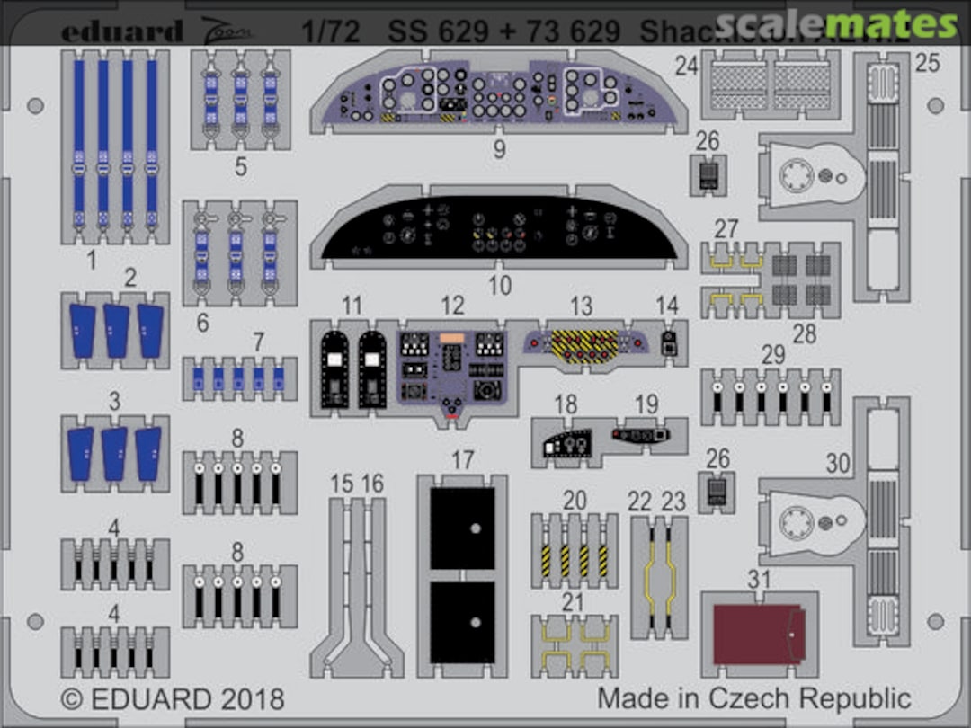 Boxart Shackleton AEW.2 cockpit interior 73629 Eduard Boxart Shackleton AEW.2 cockpit interior 73629 Eduard