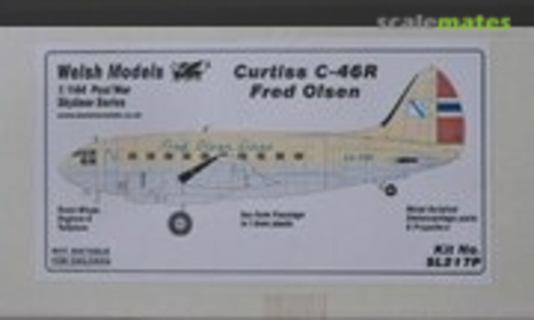 Curtiss C-46R Fred Olsen (Welsh Models SL217P)
