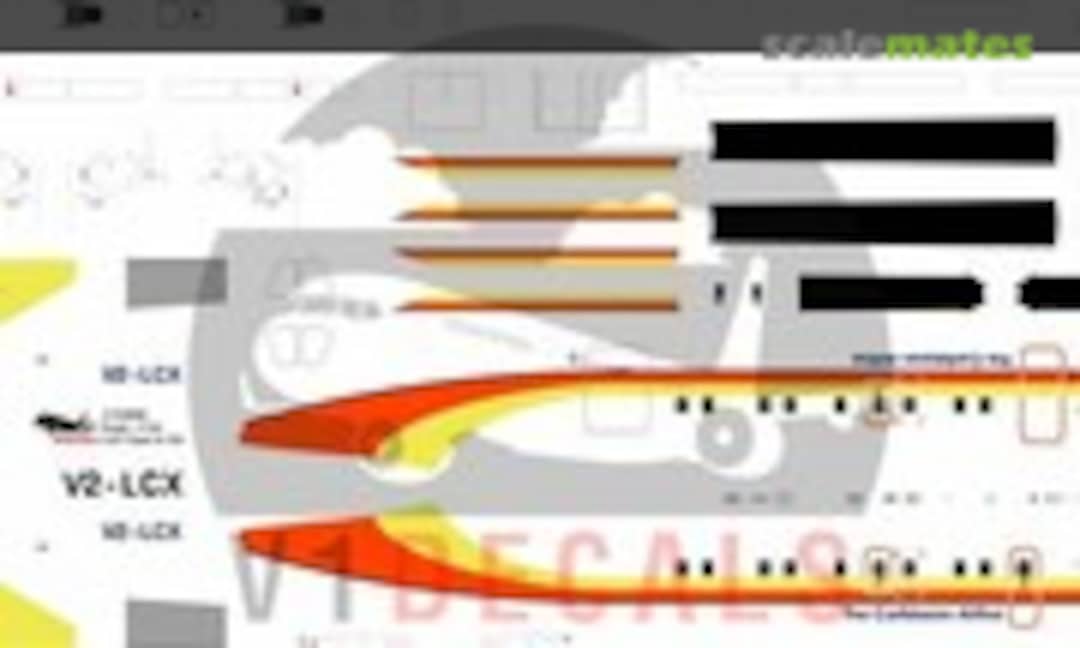 1:72 LIAT DeHavilland Dash 8-100 (V1 Decals V1D0666-72) V1D0666-72