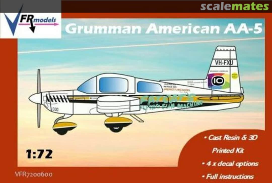 Boxart Grumman American AA-5 VFR7200600 VFR models Boxart Grumman American AA-5 VFR7200600 VFR models