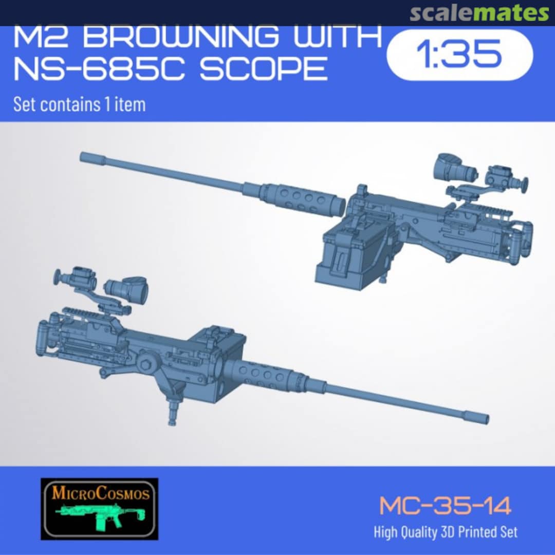 Boxart M2 Browning Machine Gun With NS-685C MC-35-14 3D MicroCosmos Boxart M2 Browning Machine Gun With NS-685C MC-35-14 3D MicroCosmos