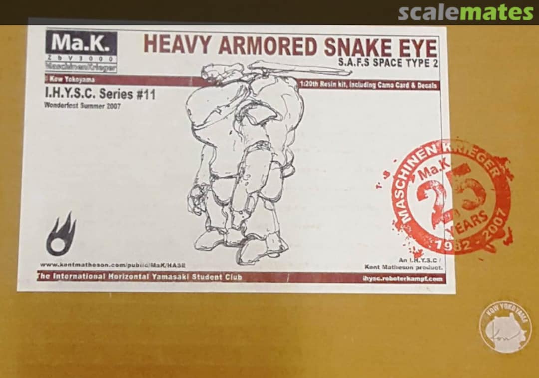 Boxart Heavy Armored Snake Eye Series #11 the IHYSC Boxart Heavy Armored Snake Eye Series #11 the IHYSC