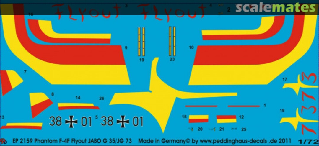 Boxart Phantom F-4F Flyout Jabo 35/JG 73 Pferdsfeld EP 2159 Peddinghaus-Decals Boxart Phantom F-4F Flyout Jabo 35/JG 73 Pferdsfeld EP 2159 Peddinghaus-Decals