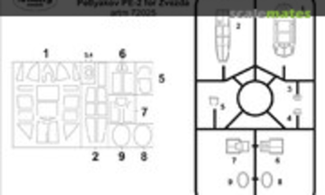 1:72 Petlyakov PE-2 (Artillery models artm72025) artm72025