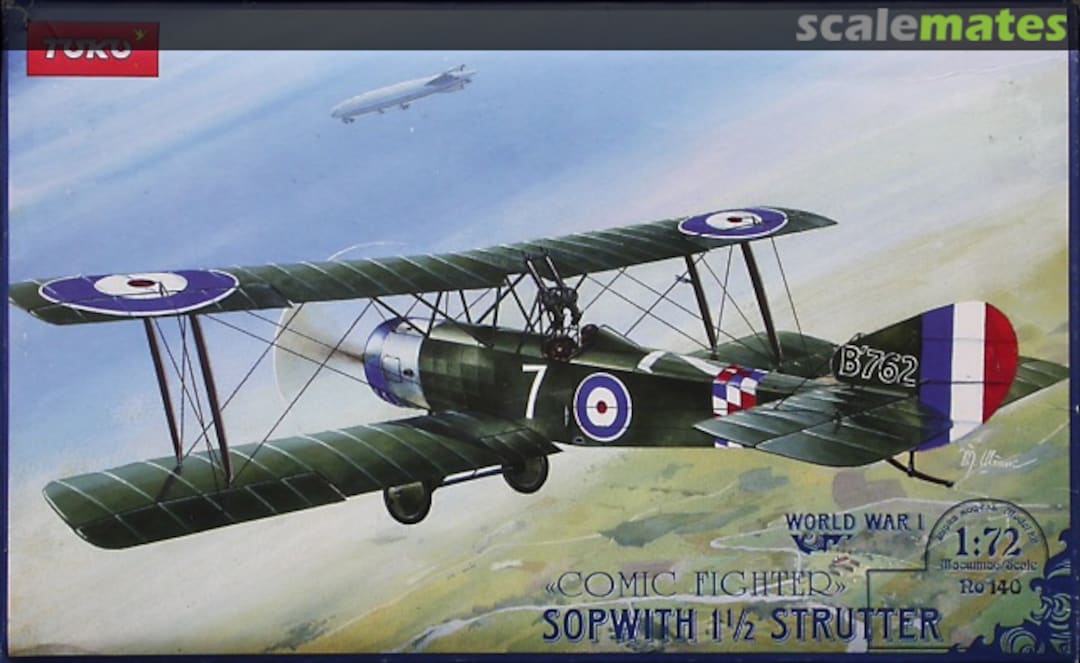 Boxart Comic Fighter Sopwith 1 1/2 Strutter 140 Toko Boxart Comic Fighter Sopwith 1 1/2 Strutter 140 Toko