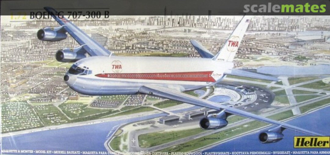 Boxart Boeing 707-300B 80449 Heller Boxart Boeing 707-300B 80449 Heller