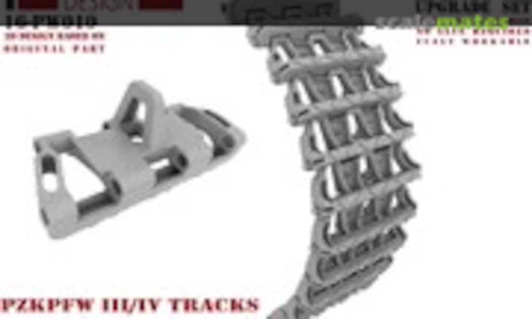 1:16 Panzer III/IV Type 5A Tracks (Panzerwerk design 16-PW010) 16-PW010