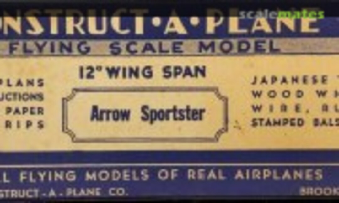 1:36 Arrow Sportster (Construct-A-Plane )