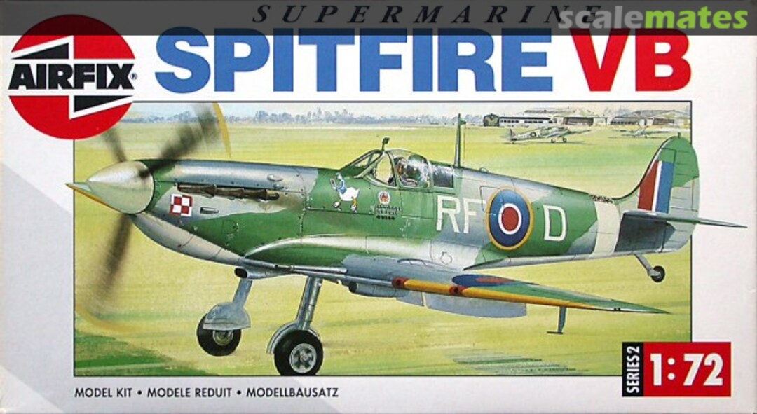 Boxart Supermarine Spitfire VB 02046 Airfix Boxart Supermarine Spitfire VB 02046 Airfix