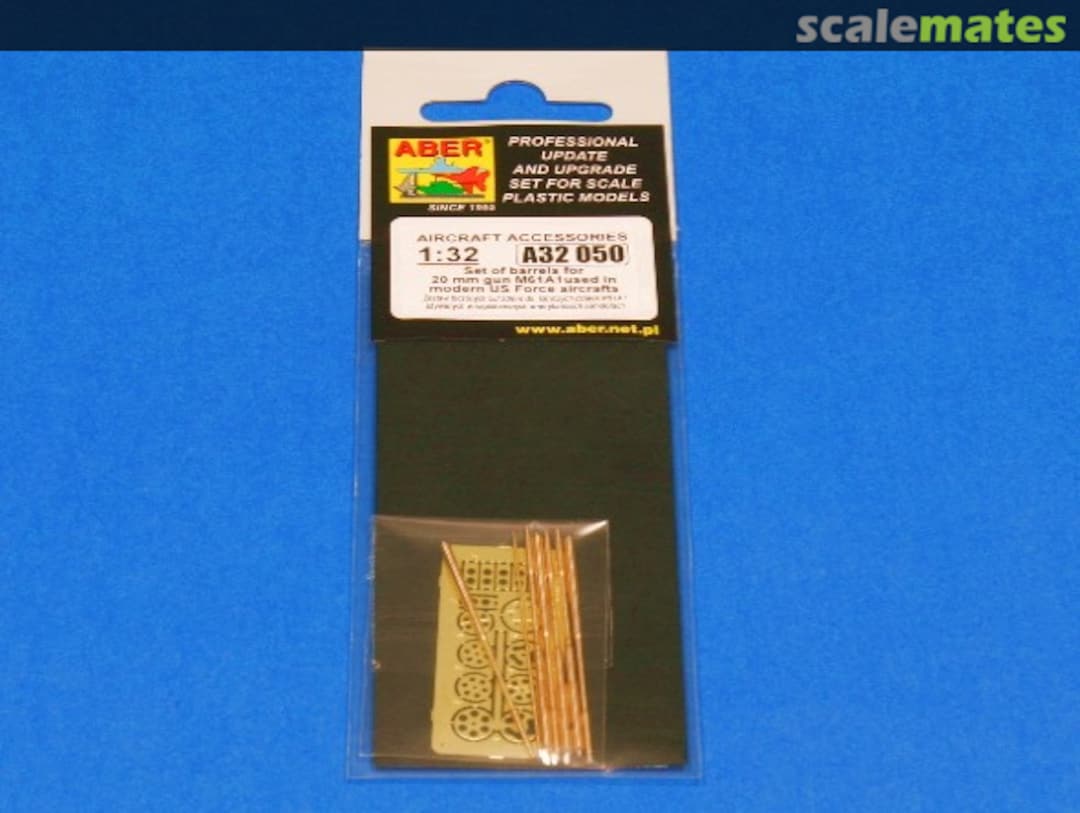 Boxart Set barrels for US 20mm M61A1 modern aircraft machine guns A32050 Aber Boxart Set barrels for US 20mm M61A1 modern aircraft machine guns A32050 Aber