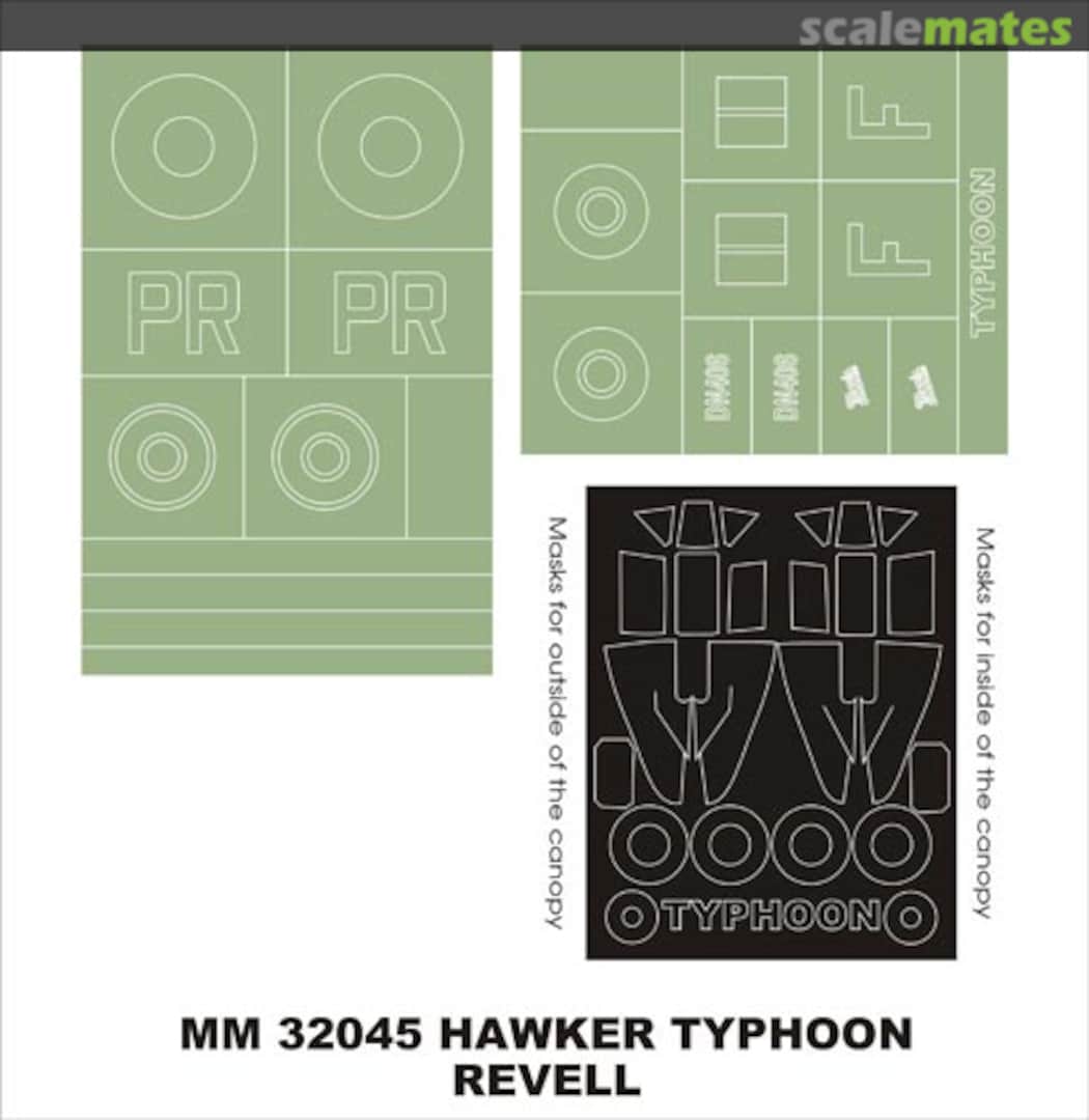 Boxart Hawker Typhoon Mk.I MM32045 Montex Boxart Hawker Typhoon Mk.I MM32045 Montex