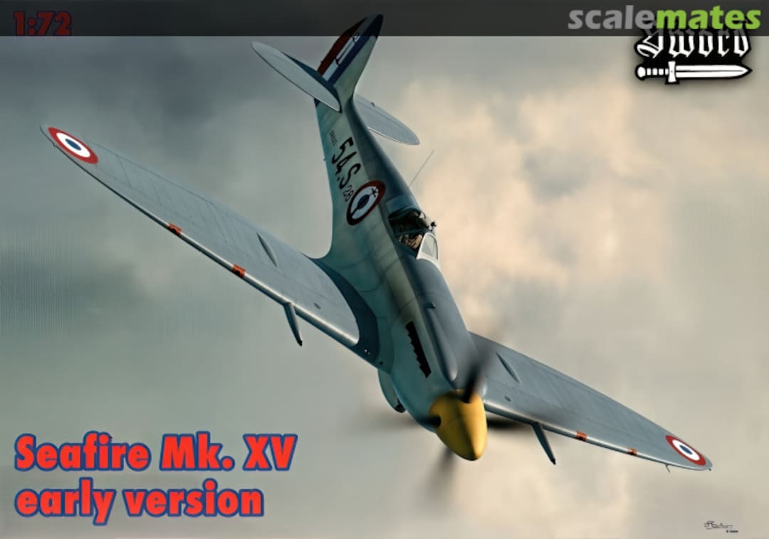 Boxart Seafire Mk. XV early version SW72056 Sword Boxart Seafire Mk. XV early version SW72056 Sword